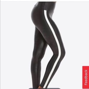 NWT Spanx Side Stripe Leggings
